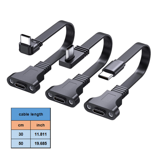 Cabo USB-C para USB-C em ângulo reto, carregamento de 100 W. 2