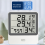 Thermometer en hygrometer met groot scherm, dubbele temperatuurregeling, wit, 1 set 5