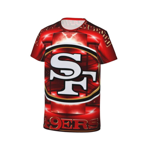 49ers kortärmad ungdomströja för sportfans 2