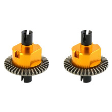 2X All Metal Differential 02024 for HSP 94106 94107 94108 94111 94122 94123 94166 94177 94188 1/10 RC Car Parts,Yellow