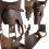 Anti-theft PU holster bag with adjustable strap 4