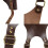 Anti-theft PU holster bag with adjustable strap 6