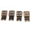 Cerniere per mobili in bronzo antico 38x21mm 4 pezzi 4