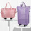 Waterproof Travel Bag with Wheels Foldable Large Capacity 4