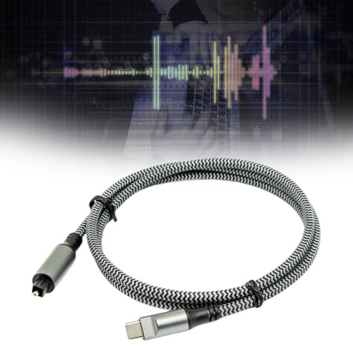 USB-C naar SPDIF digitale audioadapter voor thuisbioscoop en 1