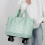 Waterproof Travel Bag with Wheels Foldable Large Capacity 8