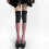 Damen-Rippstrick-Overknee-Socken mit Streifenmuster 5
