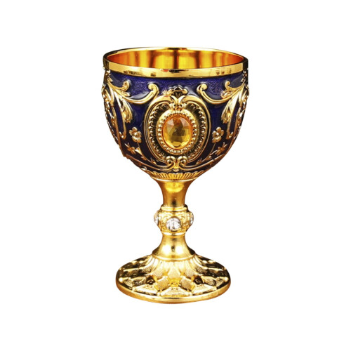 Bicchiere da whisky retrò in metallo, 30 ml 1