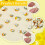 Ceramic flower beads yellow sunflower6mm8mm10mm100pcs 6