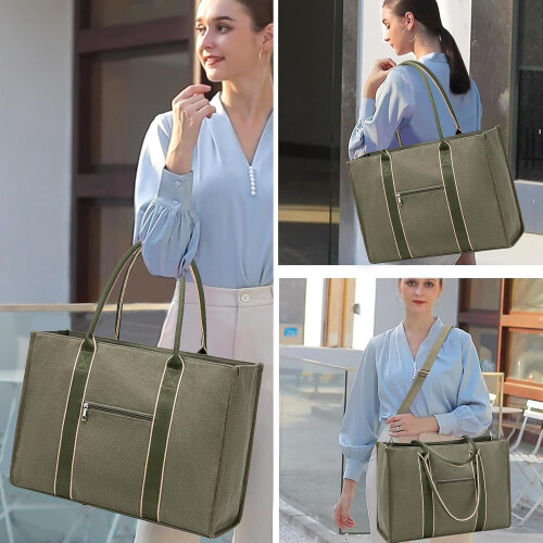 Dames laptoptas van canvas, 15,6 inch 1