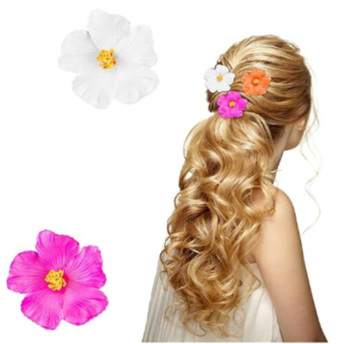 Presilha de cabelo com flor, elegante e simulada, para mulheres (1 peça). 1