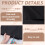 Černá látka proti prachu, polyester, polypropylen, 5 yardů 3