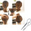 Haarflechtwerkzeug-Set, Spiralstyling-Set, 19-teilig 5