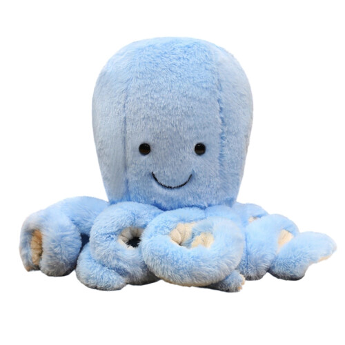 Blødt og squishy tøjdyr med blæksprutte, 1 stk. 1