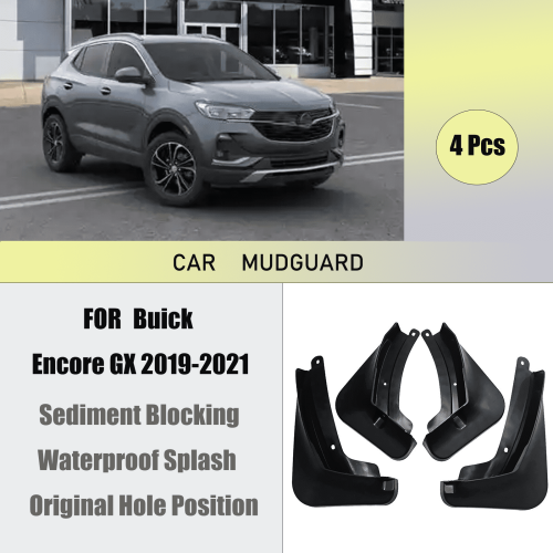 Buick Encore GX Skærme, 4 stk. sorte, 2019-2021 1