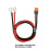 XT60i hun-til-O-ring-stik 150 cm 10AWG solcellekabel 5