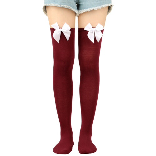 Women's Wide Calf Compression Knee-High Socks One Size 1