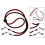 Eyeglass Chain Lanyard Durable Anti-Lost Strap Red Black 7