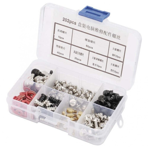 Kit de réparation PC (202 vis pour carte mère et disque dur) 1