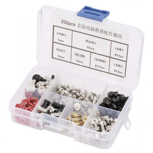 Kit de réparation PC (202 vis pour carte mère et disque dur) 2