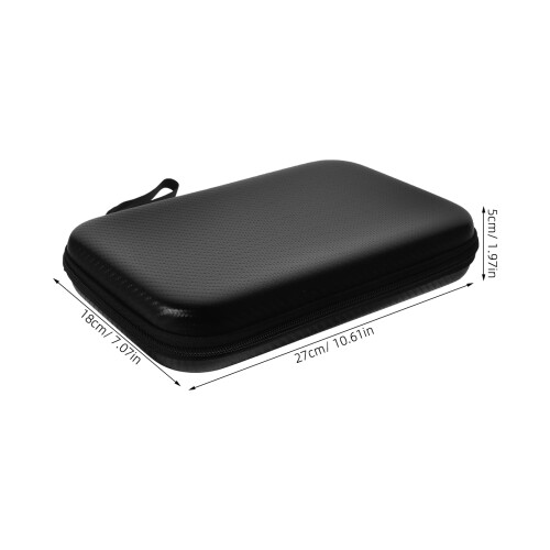 Table Tennis Racket Case Black Hard Shell 1 Set 1