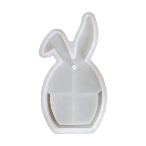 Hasen-Tablett-Silikonform, Osterhase, 1 Stück 2