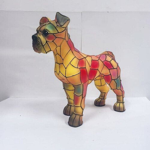 Hunde-Kunst-Nachtlicht, 3D-Harz-LED-Lampe 2