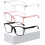 Blaulichtfilterbrillen Unisex 3er-Pack 2