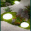 Solar Pebble Stone Lamp Outdoor Decorative Rock Light Set 4