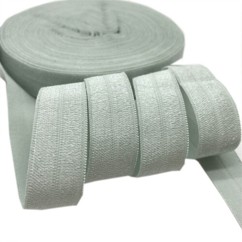 Elastická stuha s přehybem, 16 mm, 57 barev, 10 yardů 1