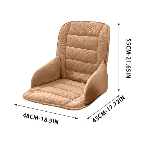 Winter Warm Seat Cushion with Backrest Support for Office 1
