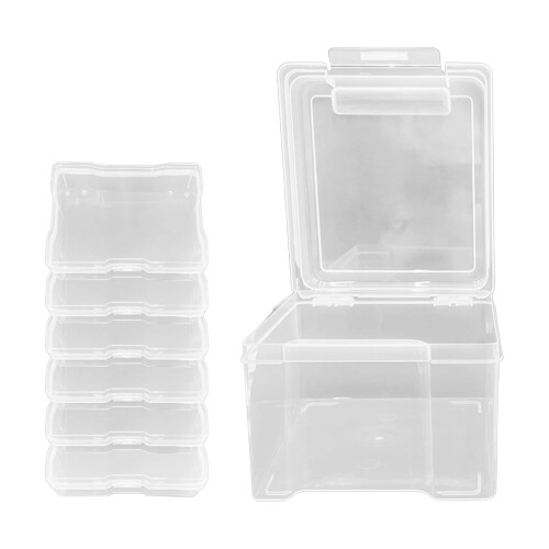 Plastic Fishing Tackle Box 6 Layers Clear 1