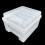 Plastic Fishing Tackle Box 6 Layers Clear 6