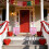 Decoração de jardim Porch Goose Outfit Pink de 23 polegadas 5