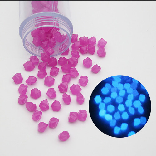 Luminous Diamond-Shaped Decorative Stones for Aquarium 1