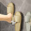 Wall-mounted slipper rack white no-drill 1 pc 4