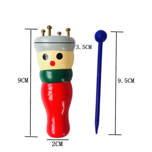 French Knitter Tool Wooden Spool Knitting Dolly 2 Pack 1