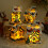 Kerstdorp huisje van hars, decoratie (1 stuk) 3