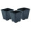 Square greenhouse pots black plastic 3.5 inch deep 200 pack 2