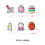 Reusable Straw Covers 10mm Set with Cute Toppers 3