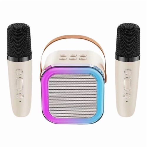 Mini Bluetooth karaoke speaker with large battery and color 2