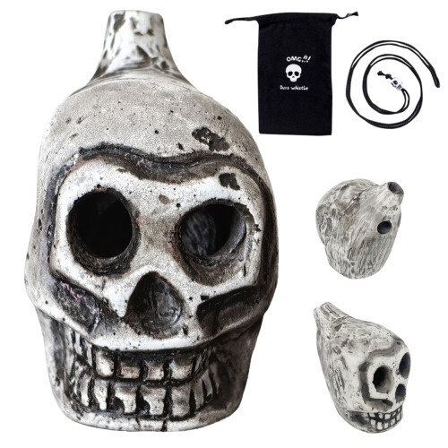 Aztec Death Whistle Skull Screaming Whistle 1pc 1