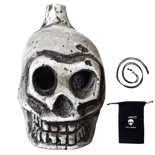 Aztec Death Whistle Skull Screaming Whistle 1pc 2