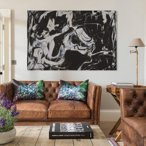 Affiche sur toile Willem de Kooning 8x12 pouces 2