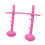 Inflatable high jump bar game prop pink 2
