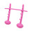 Inflatable high jump bar game prop pink 3