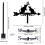 Δείκτης κατεύθυνσης ανέμου από σίδερο Weathervane 265x358mm 2