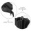 Golf Bag Organizer Putter Holder Black ABS 4 Pieces 3
