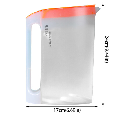 Pichet à eau Yuoaen avec couvercle 2200 ml 2