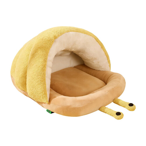 Cat Bed Cave - Soft Self-Warming Hideaway for Small to 1